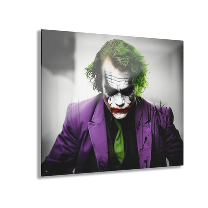 Heath Joker, Comic, DC Color Splash, Movies, Concept Style, Acrylic Wall Art