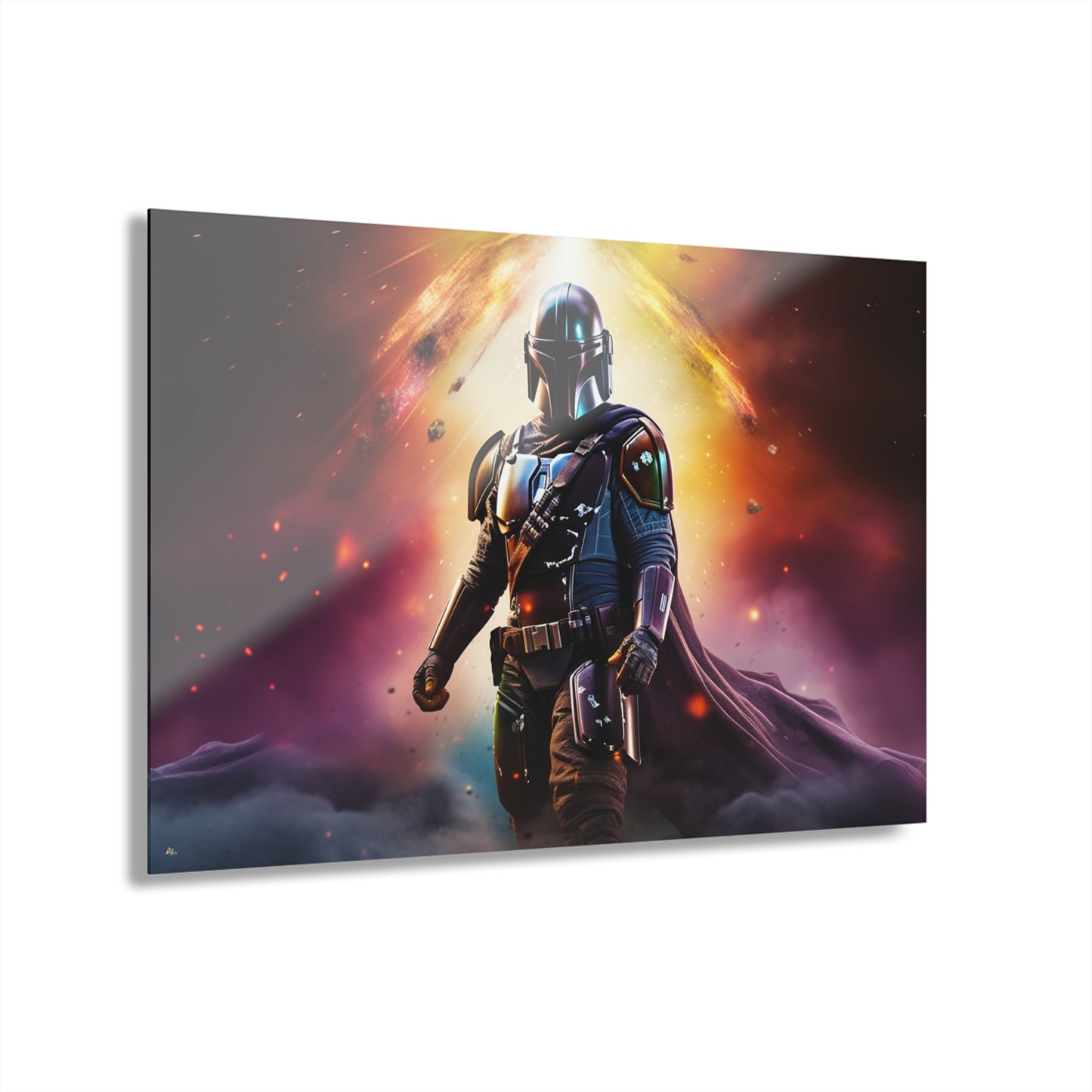 Mando, Pop Culture Concept Style, Acrylic Wall Art