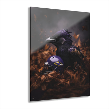 Raven's Game, Baltimore Fan Concept Style, Acrylic Wall Art