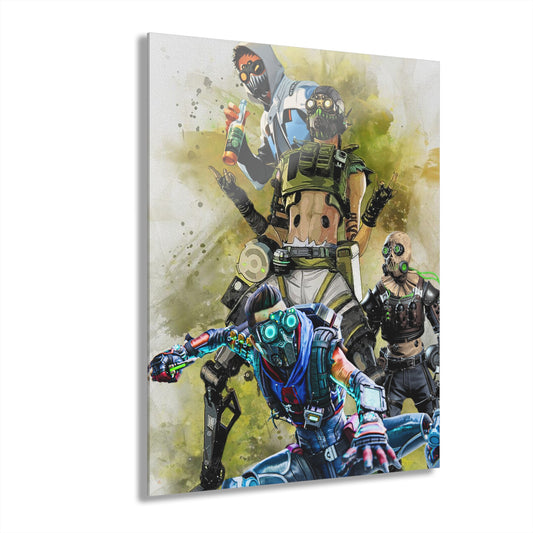 "Octane's Quadrant Odyssey" Apex Legends Fan Concept, Acrylic Wall Art