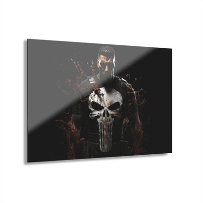 Punisher, Marvel Color Splash, Concept, Style, Acrylic Wall Art