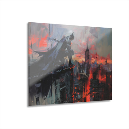 Abstract Knight, Fan Concept Style Batman, Acrylic Wall Art