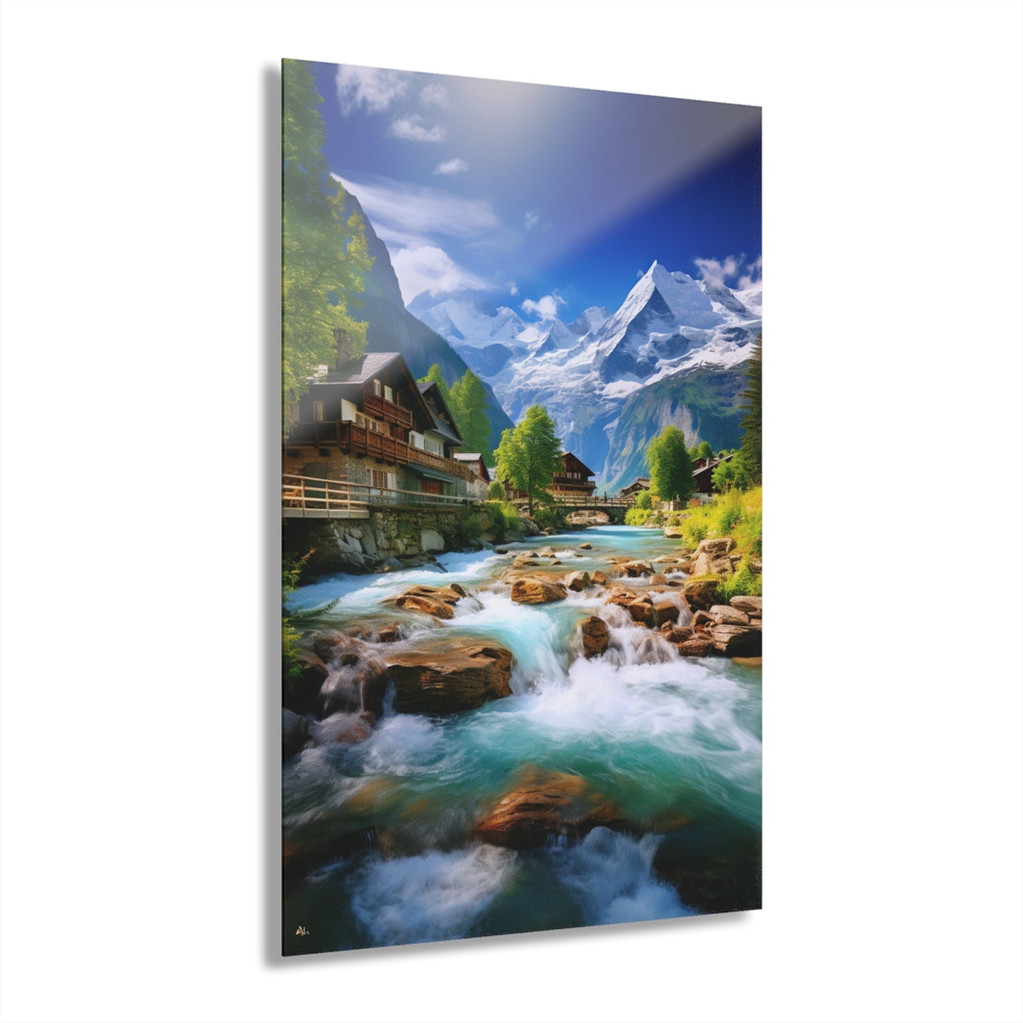 Swiss, Landscape, Concept, Acrylic Wall Art