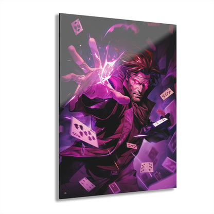 Pick a Card, Gambit, X-men Acrylic Wall Art