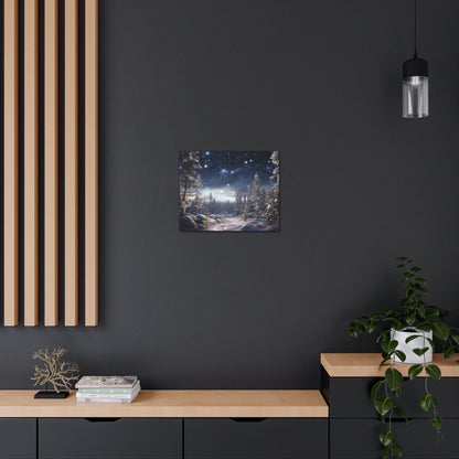 Celestial Snow Canvas Art