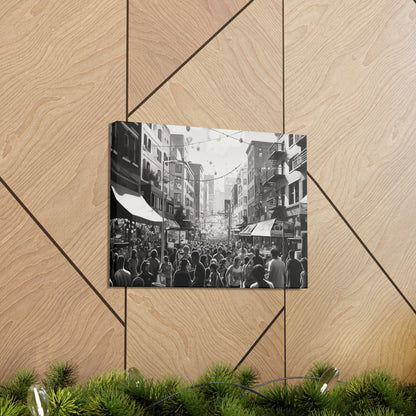 Street Fair Canvas Art