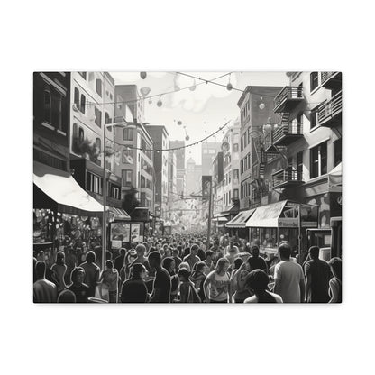 Street Fair Canvas Art