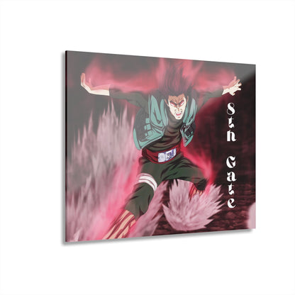 Might Guy, the 8th Gate, Anime, Naruto Color Splash, Concept Style, Acrylic Wall Art