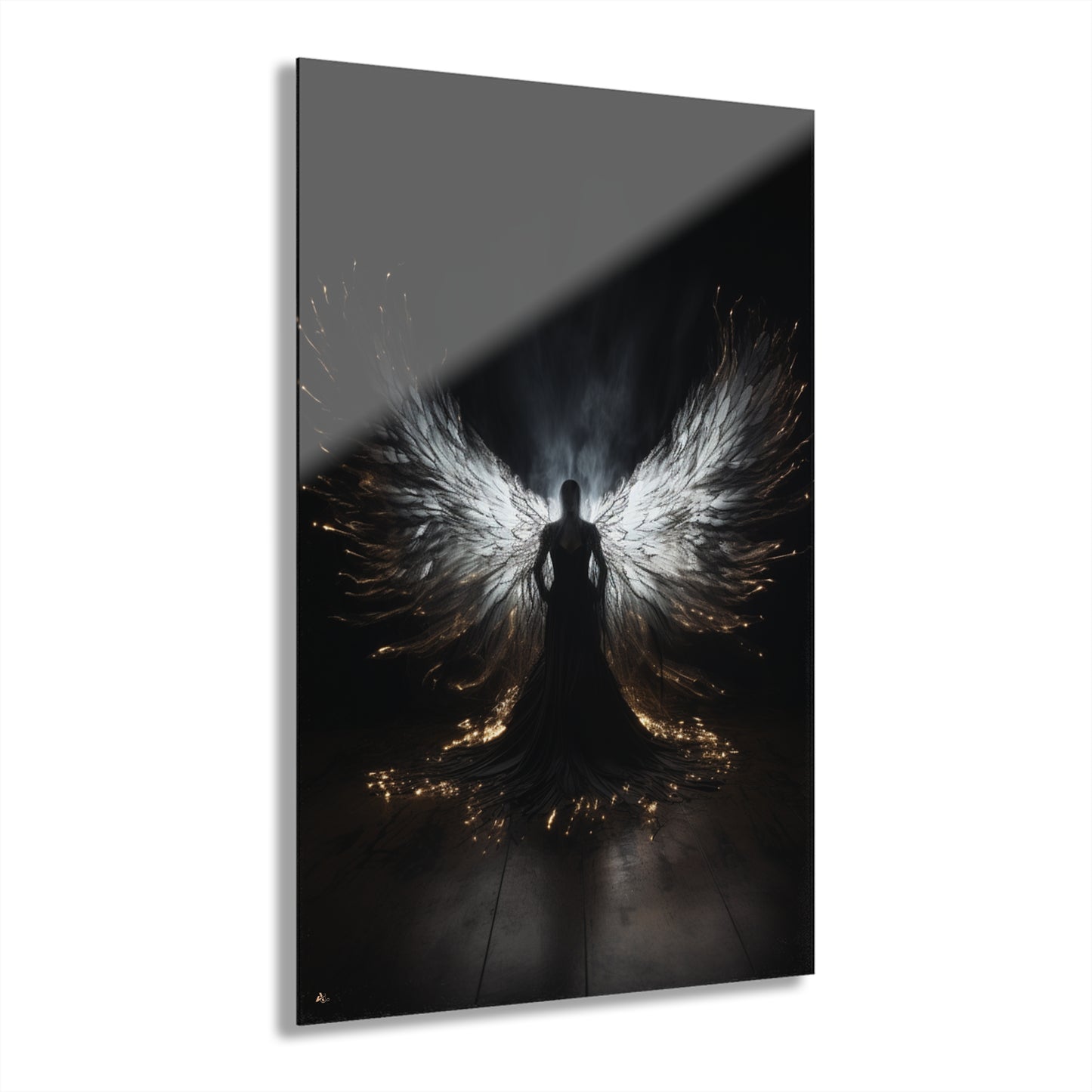 Fallen Angel, Spiritual, Concept Style, Acrylic Wall Art