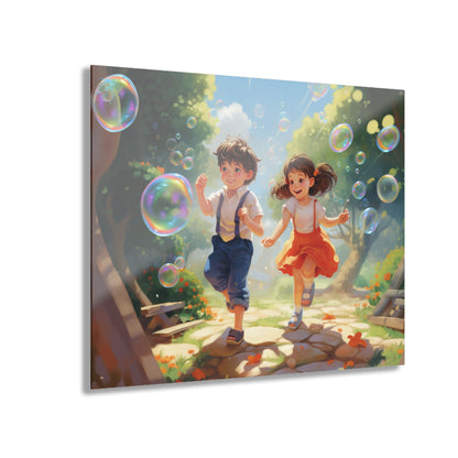 Bubble Adventure, Child's Room, Concept Acrylic Wall Art