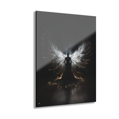 Fallen Angel, Spiritual, Concept Style, Acrylic Wall Art