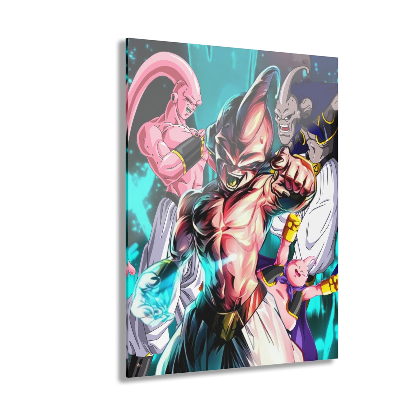 Evolution of Majin Buu, Dragonball Fan Concept Style, Acrylic Wall Art