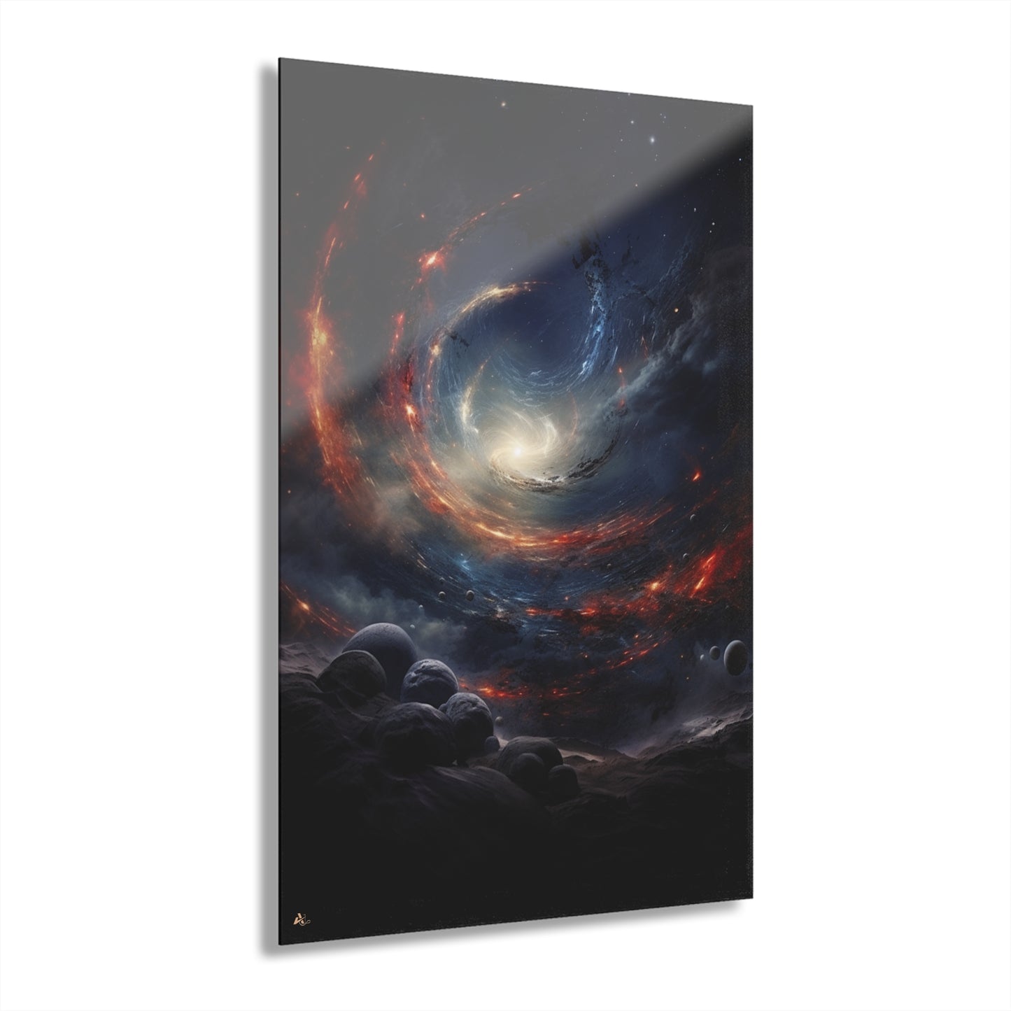 Celestial Vortex, Space Concept Style, Acrylic Wall Art