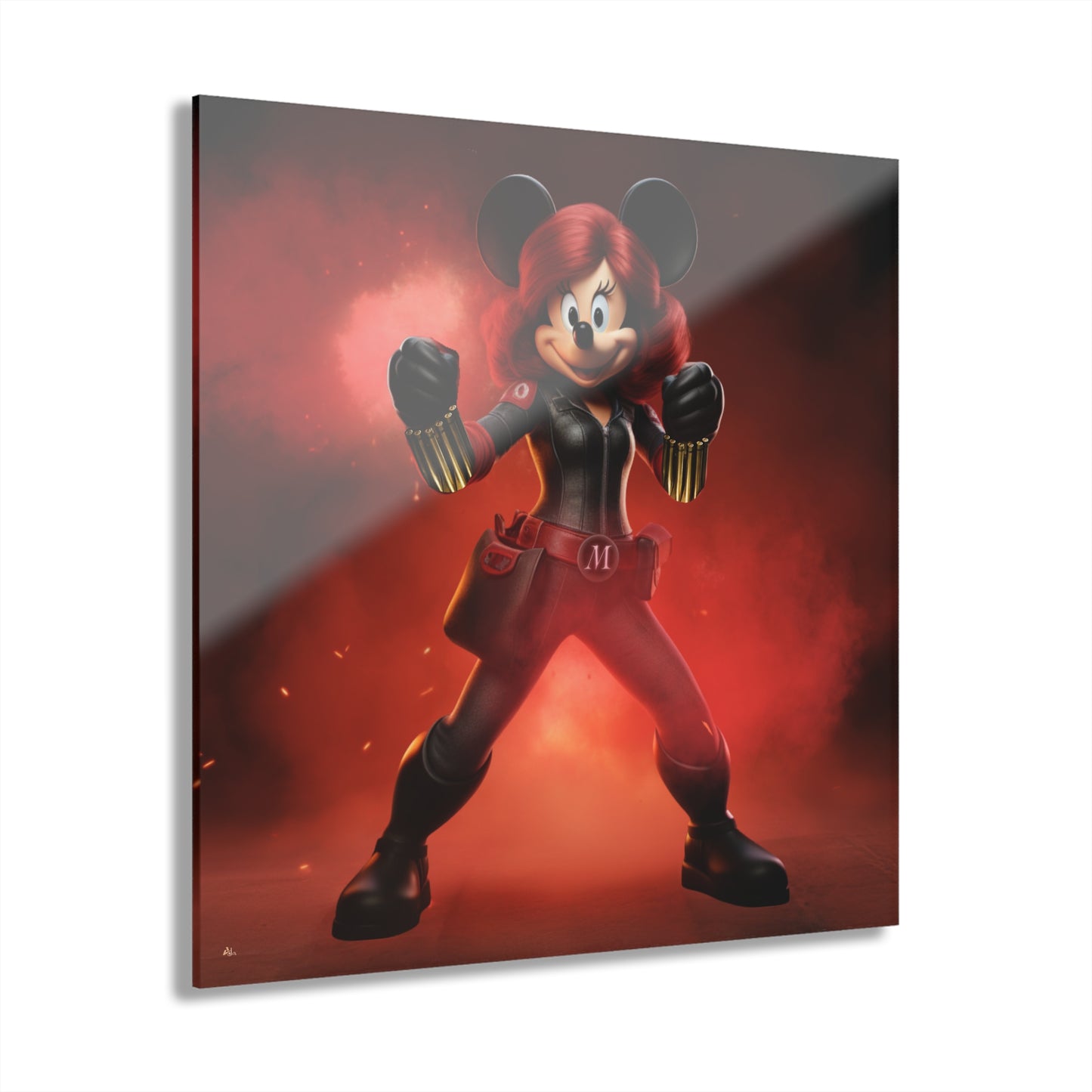 Minnie Widow, Pop Culture Concept Style, Acrylic Wall Art