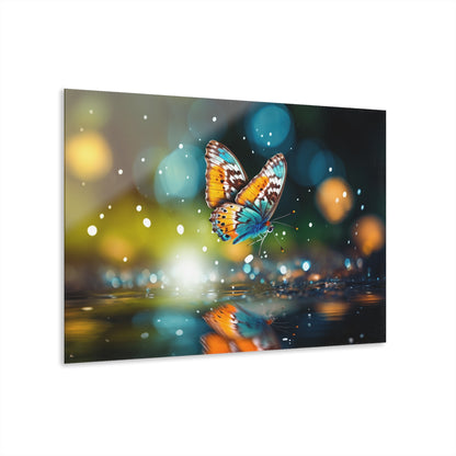 Reflection, Butterfly, Animal, Concept, Acrylic Wall Art