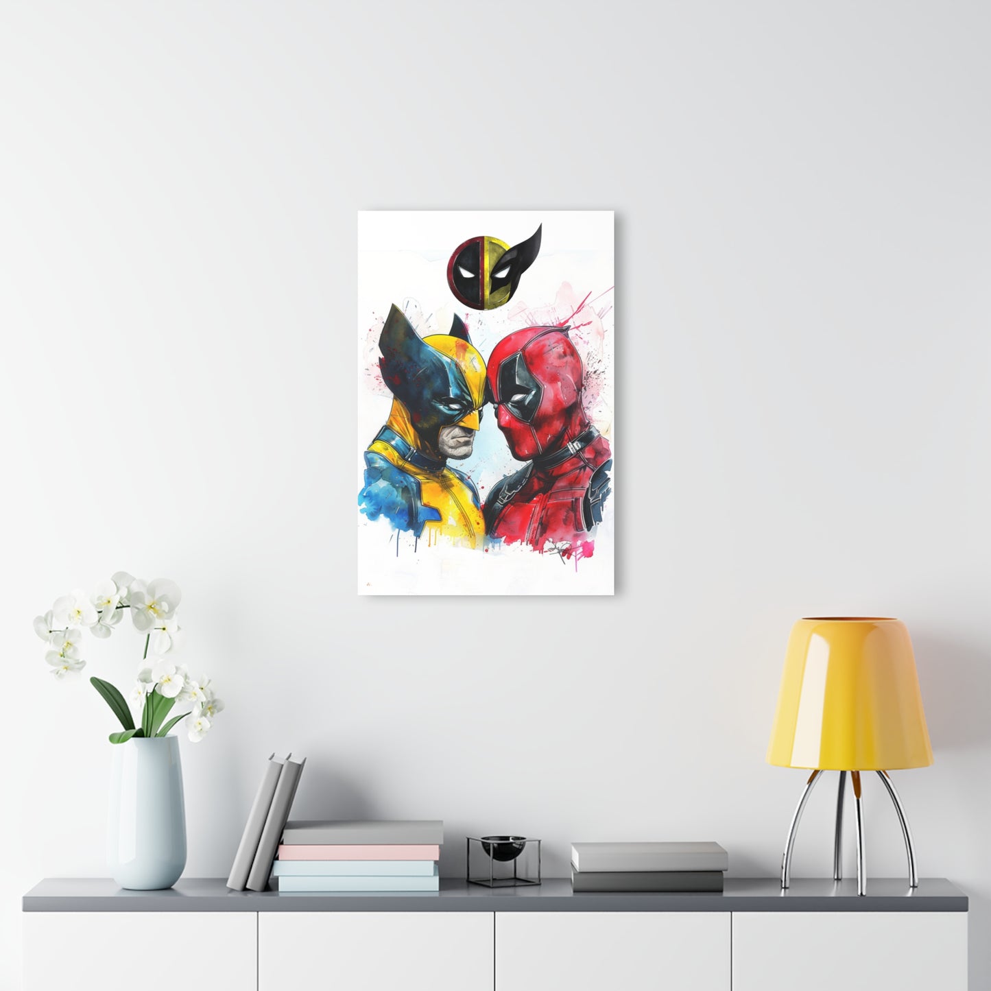 Regenerative Adversaries, Fan Concept Style, Wolverine and Dead Pool, Acrylic Wall Art