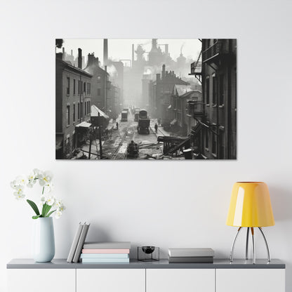 Industrial City Canvas Art