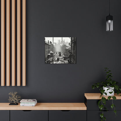 Industrial City Canvas Art