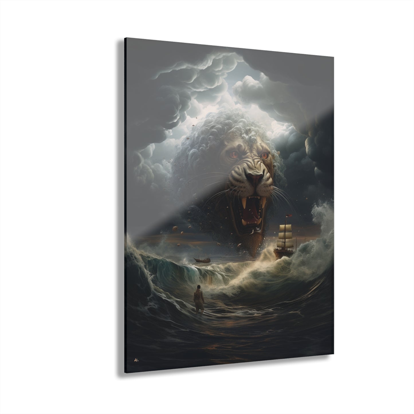 Oceanic Jungle, Animal Landscape, Concept Style, Acrylic Wall Art