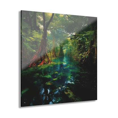 Amazon, Landscape, Concept, Acrylic Wall Art