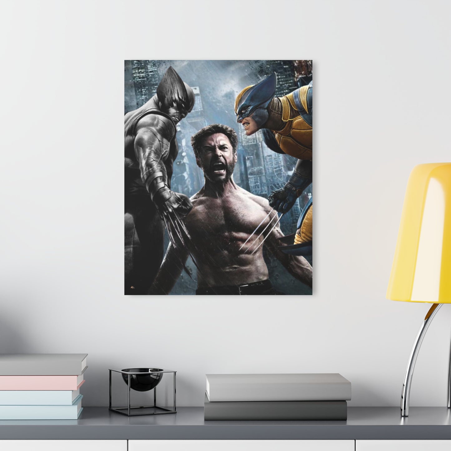 Wolverine, Shades of Adamantium,  Hugh Jackman, Fan Concept Style, Acrylic Wall Art