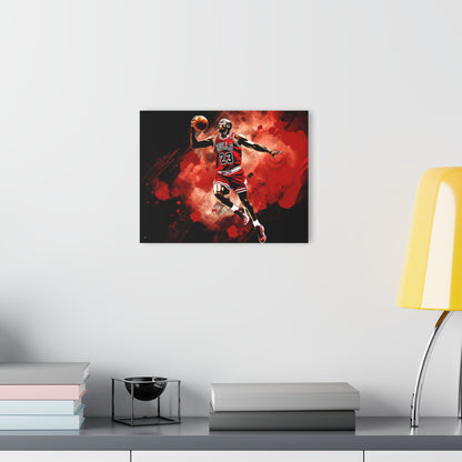 Air Jordan Color Splash, Basketball Fan Concept Style, Acrylic Wall Art