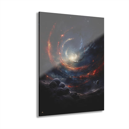 Celestial Vortex, Space Concept Style, Acrylic Wall Art