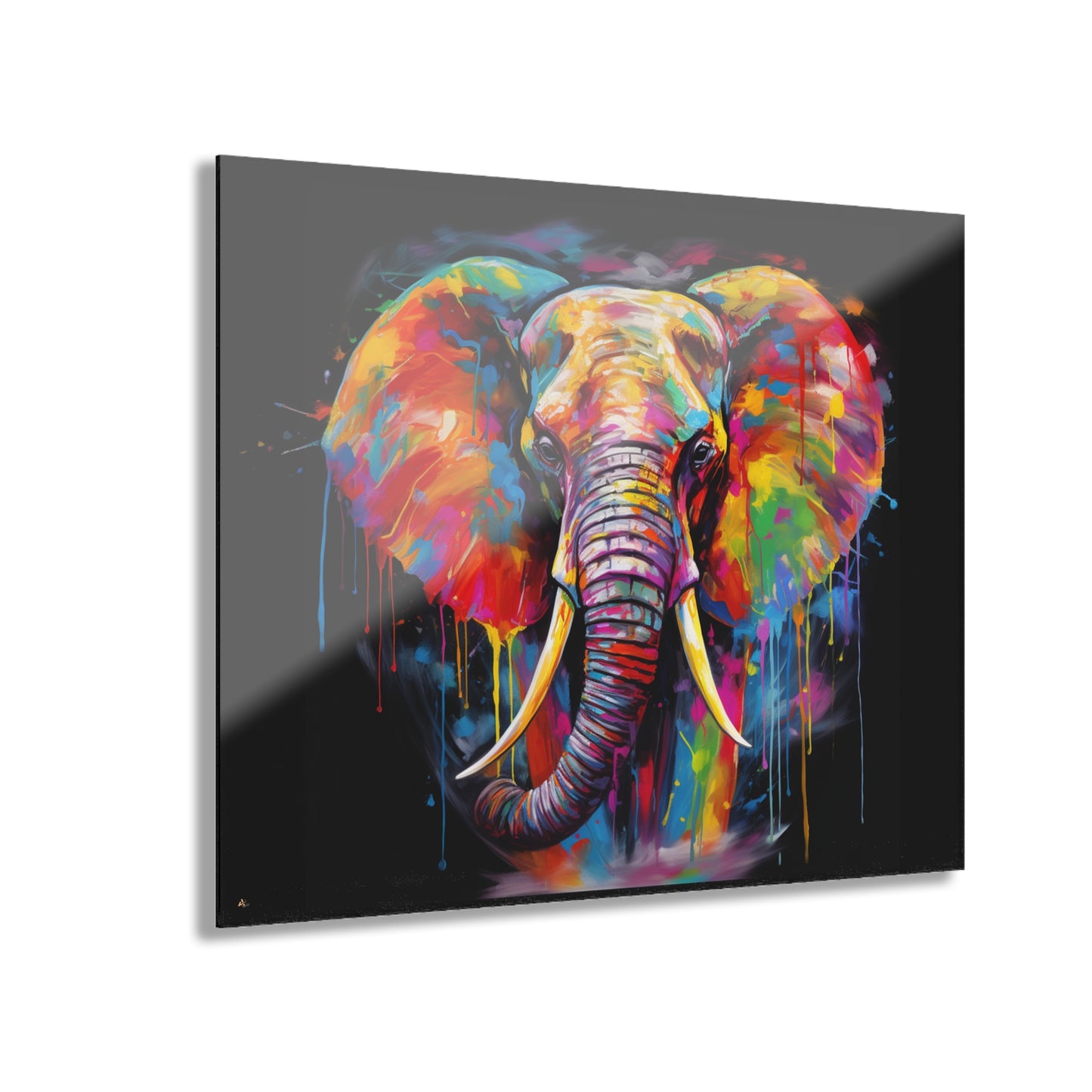 Tusk, No Background, Animals Concept Style, Acrylic Wall Art