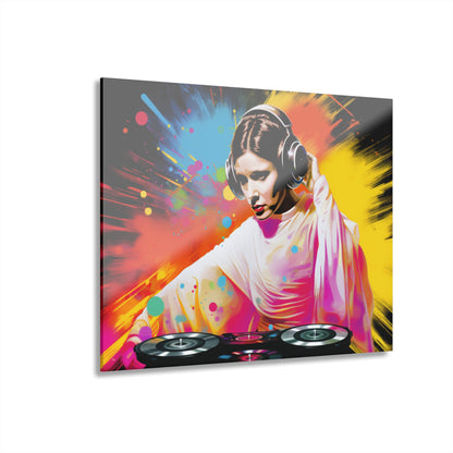 Star Mixer Leia, Pop Culture, Princess Concept Style, Acrylic Wall Art