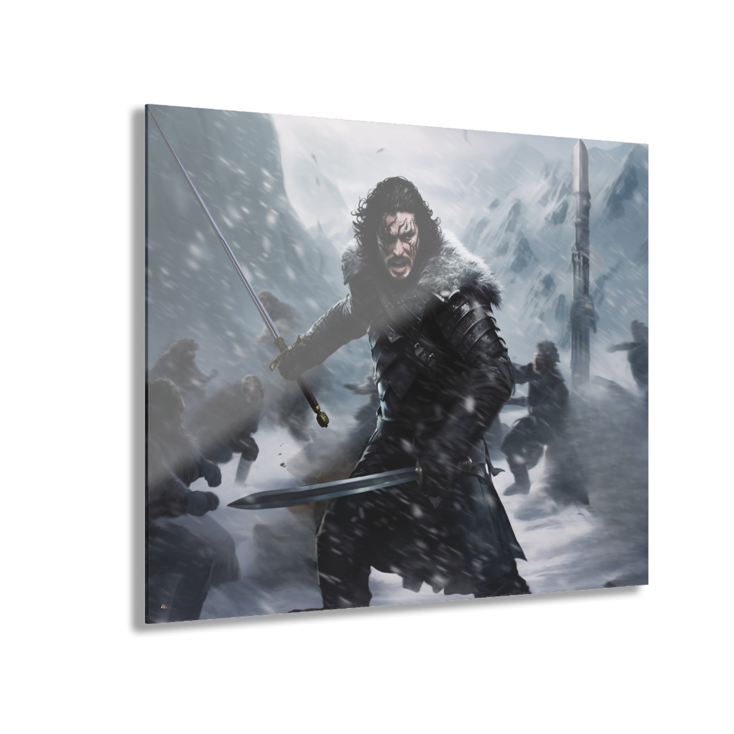 Snow, GOT, tv show, Concept Style, Acrylic Wall Art