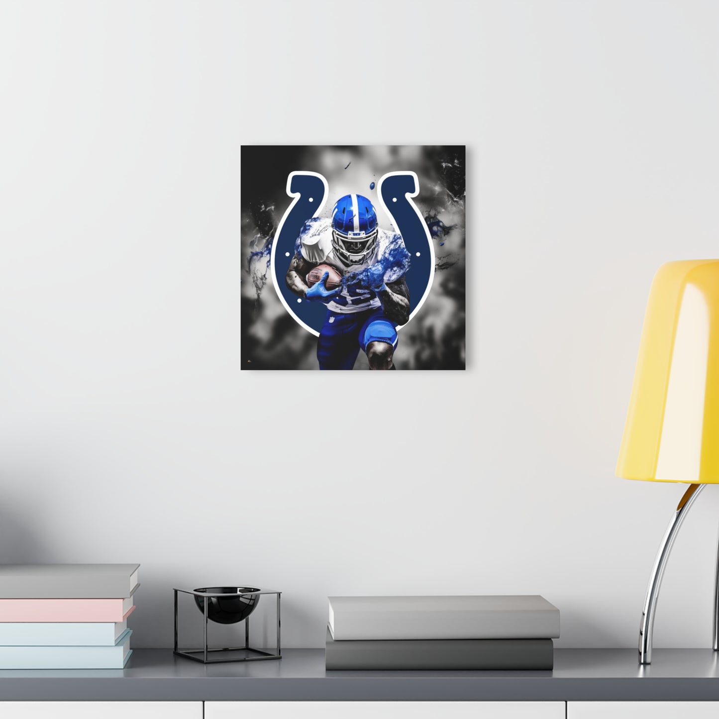 Colts Brillance, Indiana, Indianapolis, Football Fan, Concept Style, Acrylic Wall Art