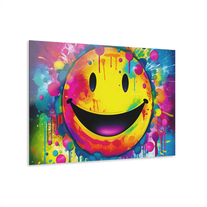 Just Smile, Color Splash, Concept Style, Acrylic Wall Art