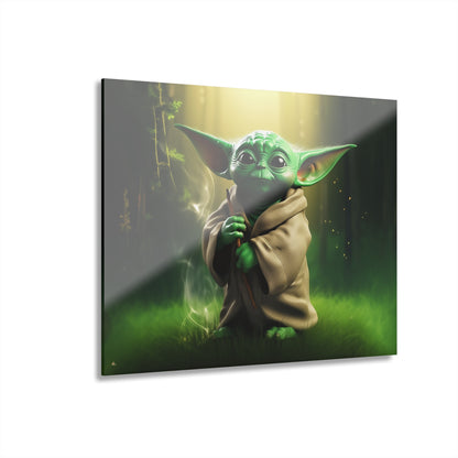 Grogu, Star Wars Color Splash, Concept Style, Acrylic Wall Art