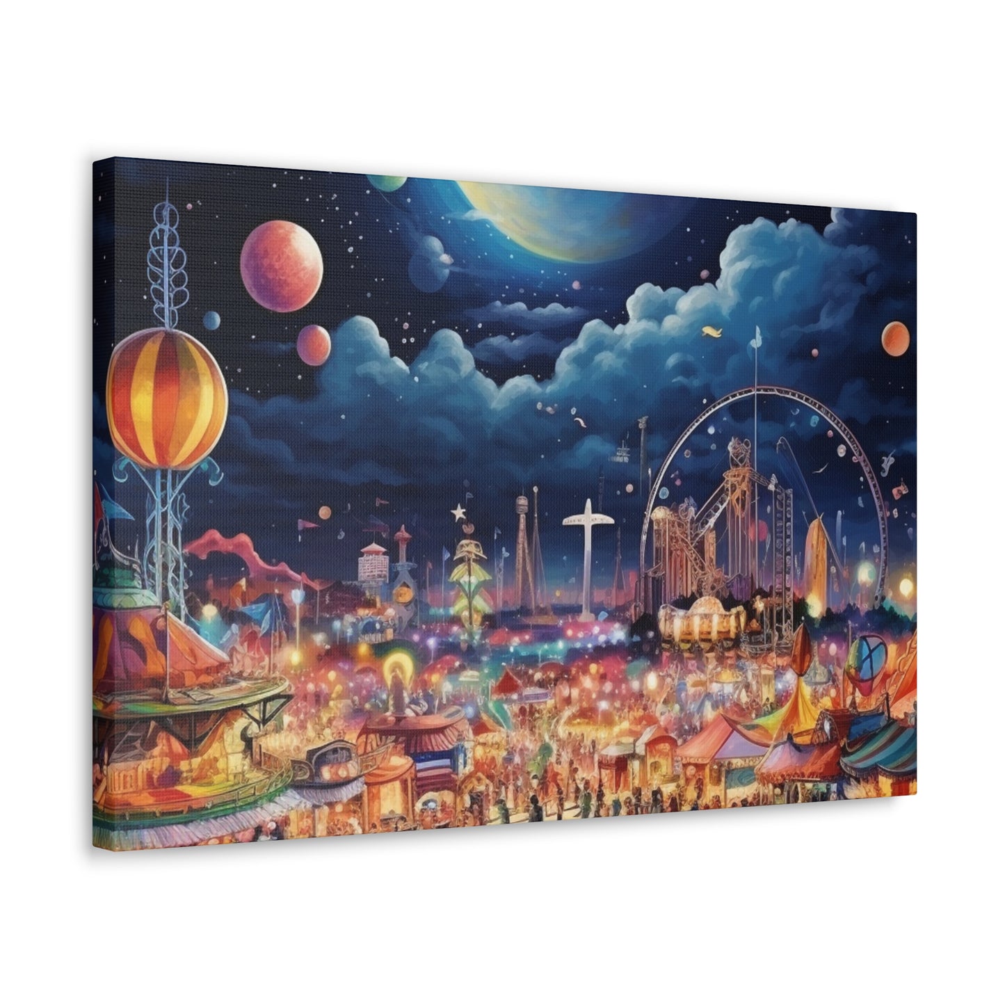 Space Carnival Canvas Art