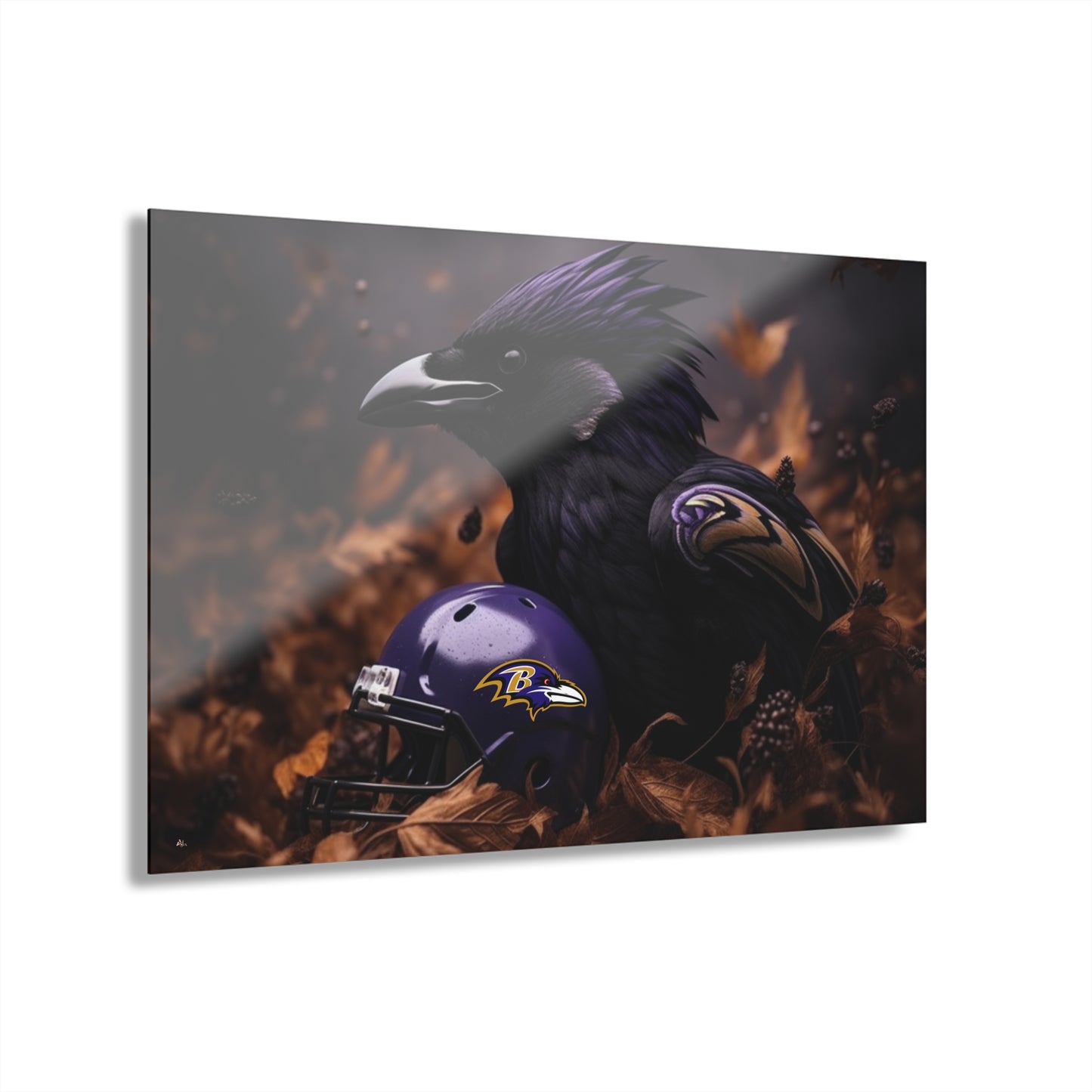 Raven's Game, Baltimore Fan Concept Style, Acrylic Wall Art