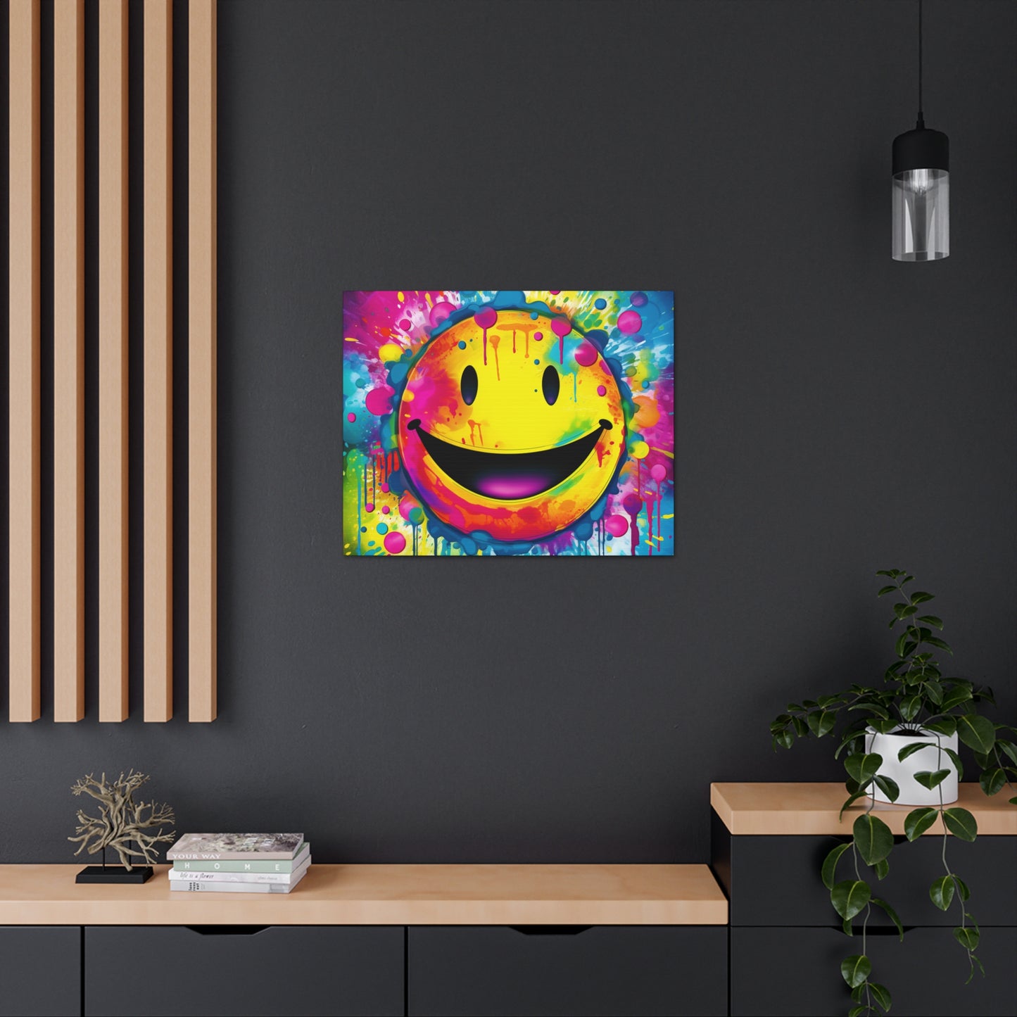 Just Smile Canvas Art