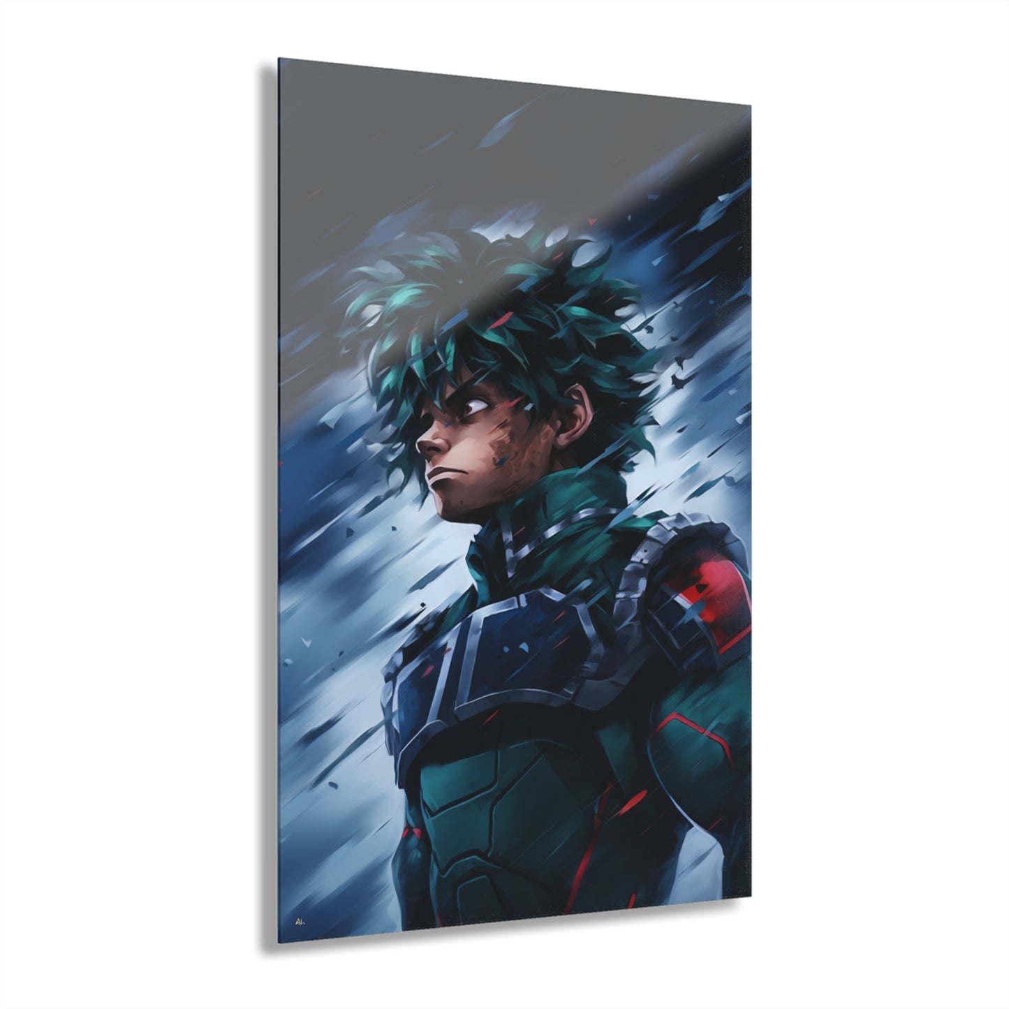 Midoriya, My Hero, Color Splash, Concept, Style, Acrylic Wall Art