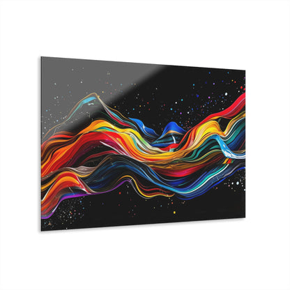 Wave Length, No Background Concept Style, Acrylic Wall Art