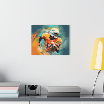 Dolphins Euphoria, Miami, football, Fan Concept Style, Acrylic Wall Art