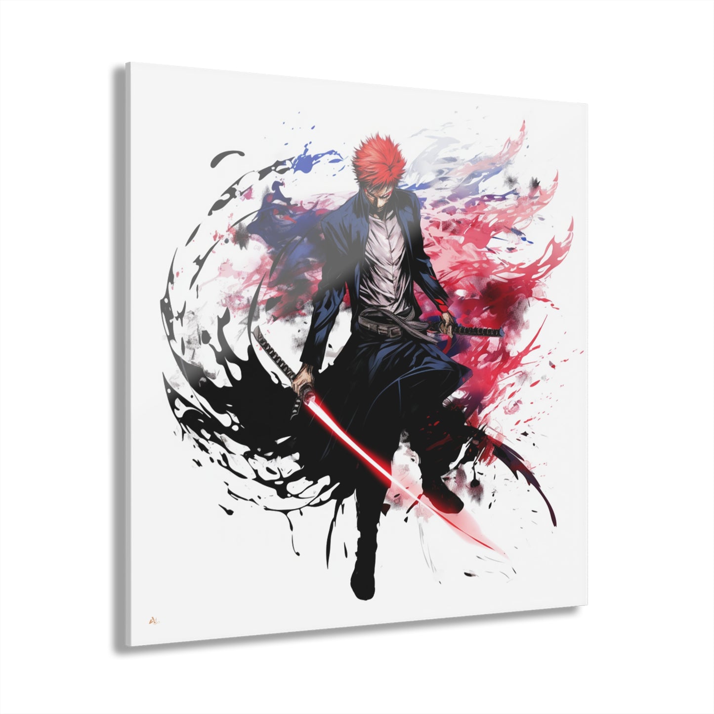 Saber Blade (Enzo), Anime, Color Splash, Concept Style, Acrylic Wall Art