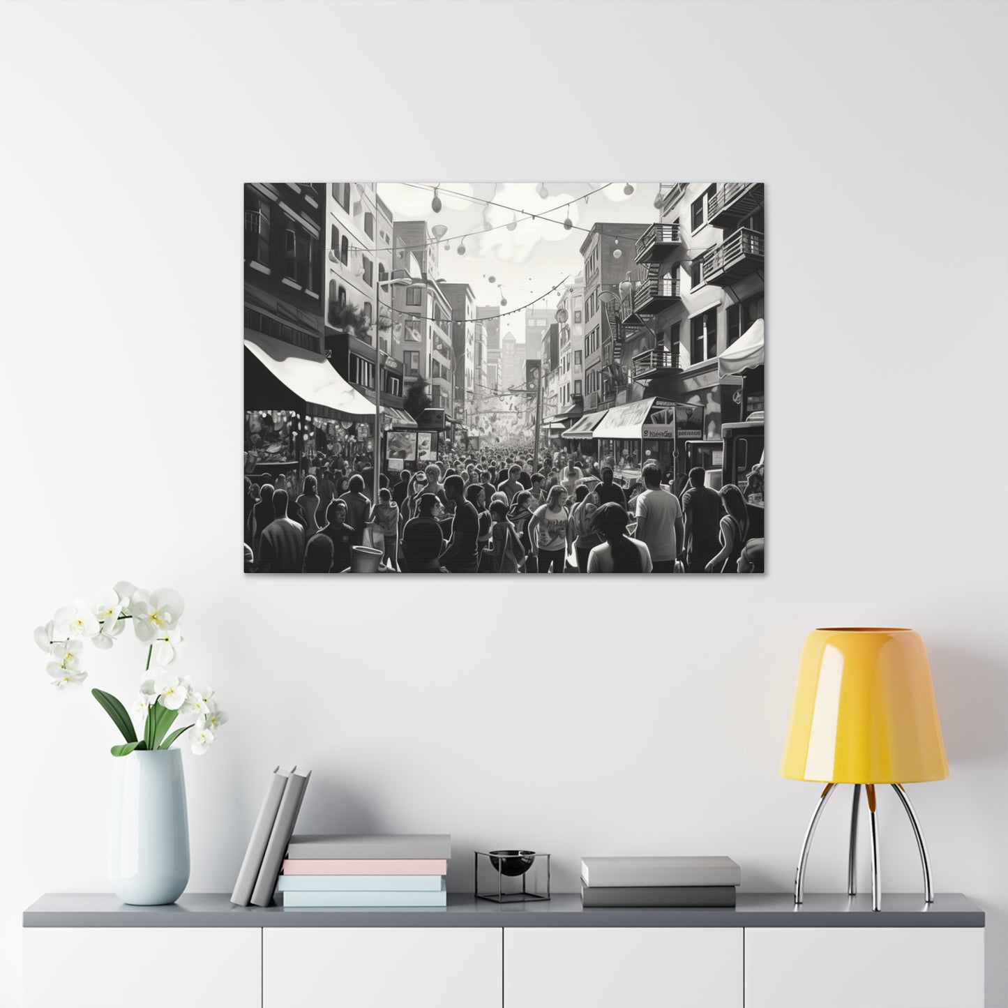 Street Fair Canvas Art