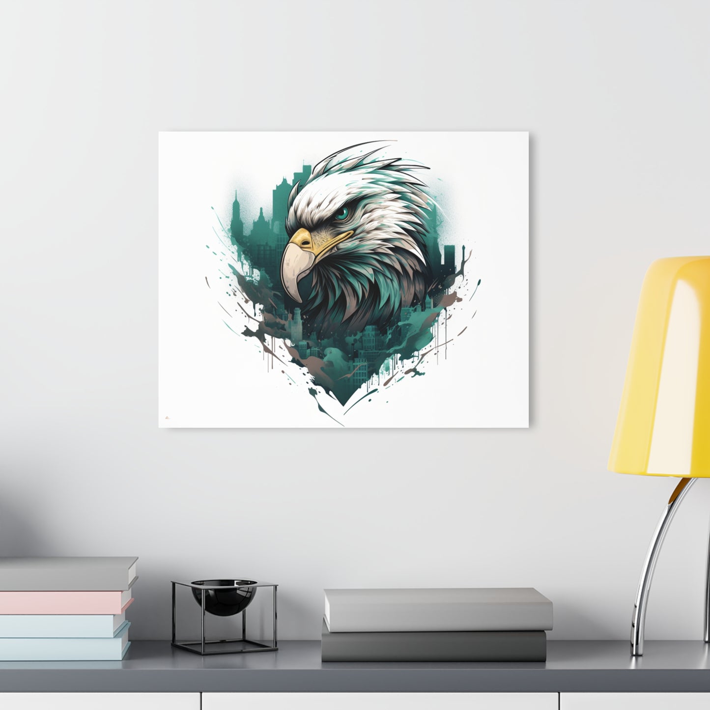 Eagle's Ascent, Philadelphia, Football, Fan Concept Style, Acrylic Wall Art