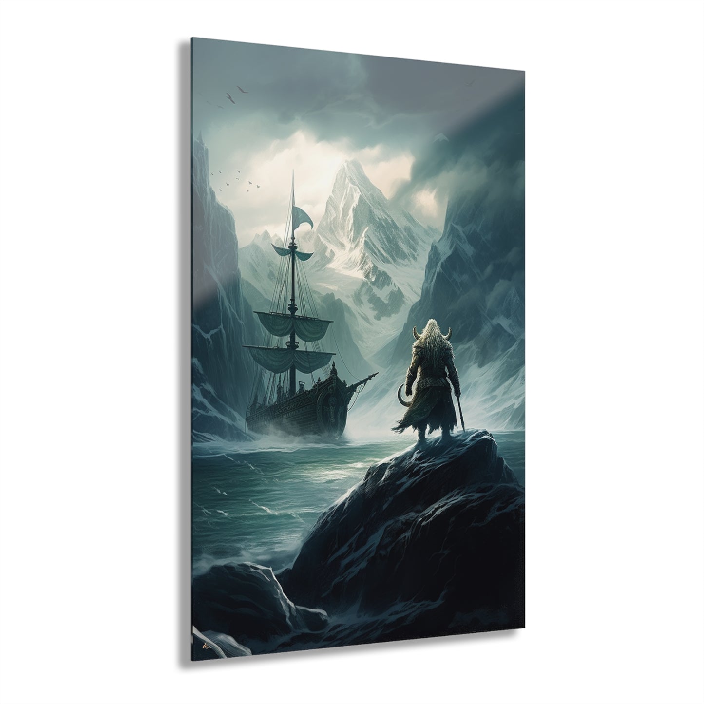 Norse Viking, Mythology, Original Concept Style, Acrylic Wall Art