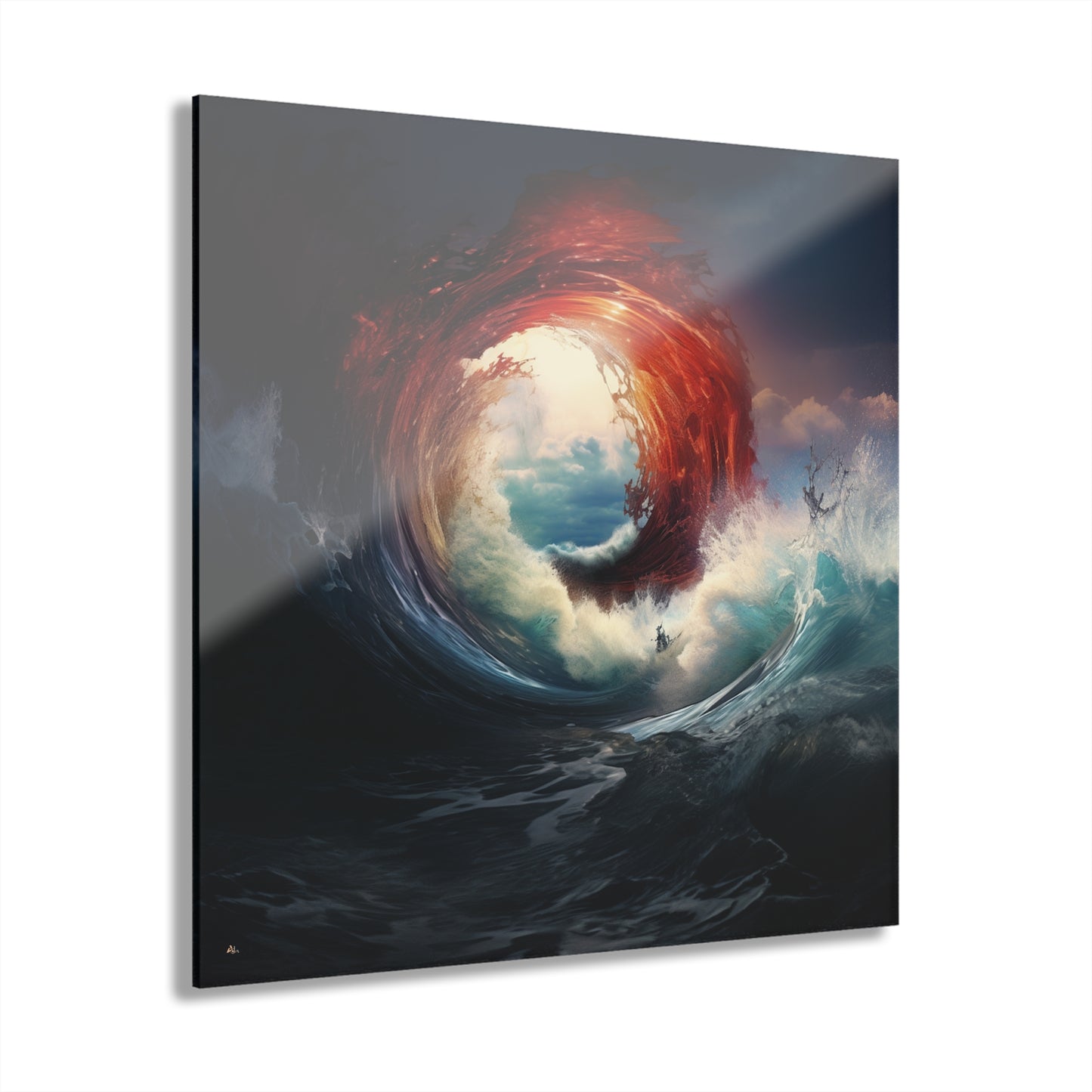 Sea Portal, Abstract Concept Style, Acrylic Wall Art