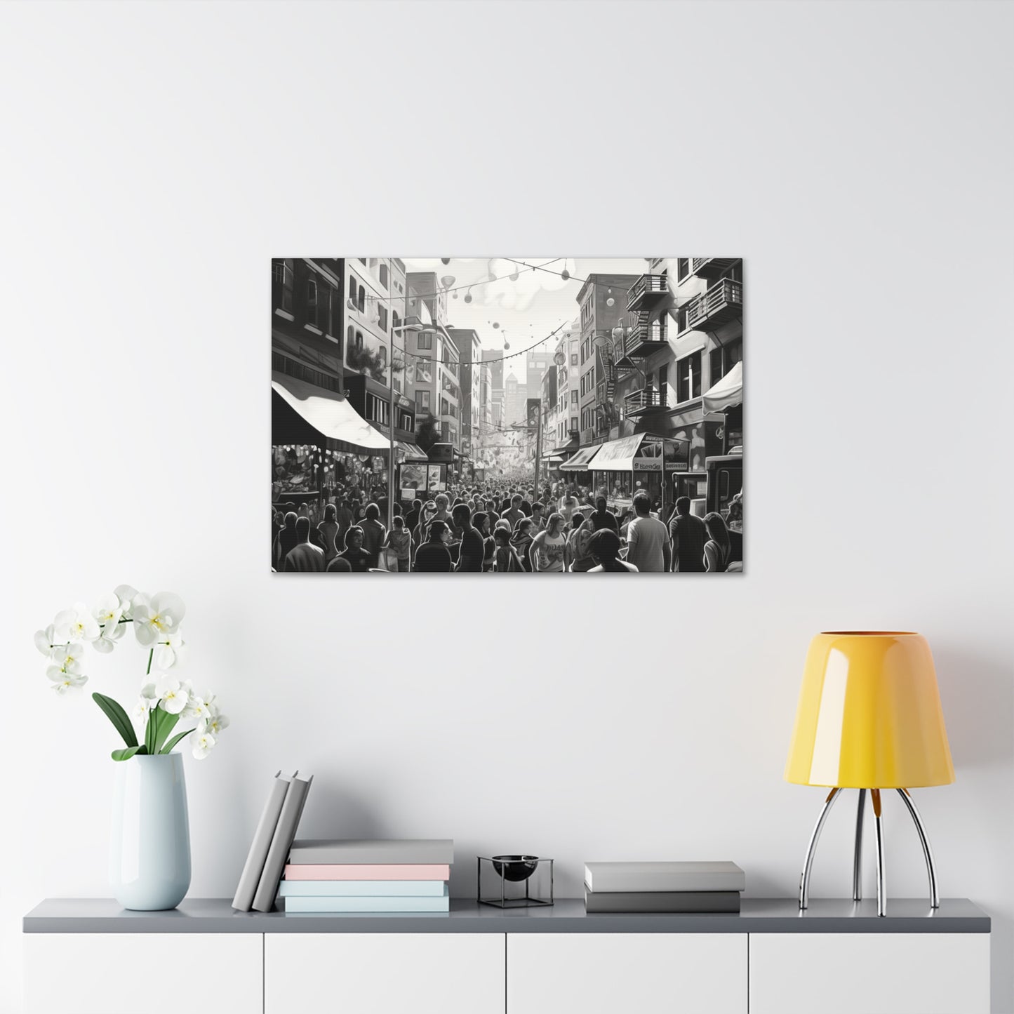 Street Fair Canvas Art