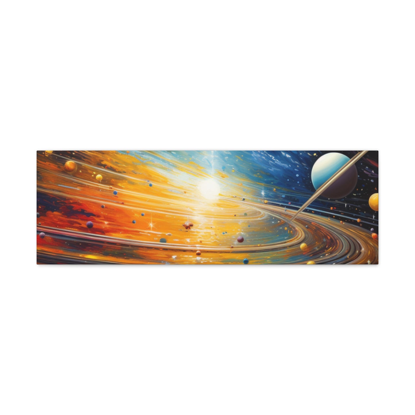 Arklo Art, Multiverse, galaxy, planets, sun, stars, Canvas Gallery Wraps