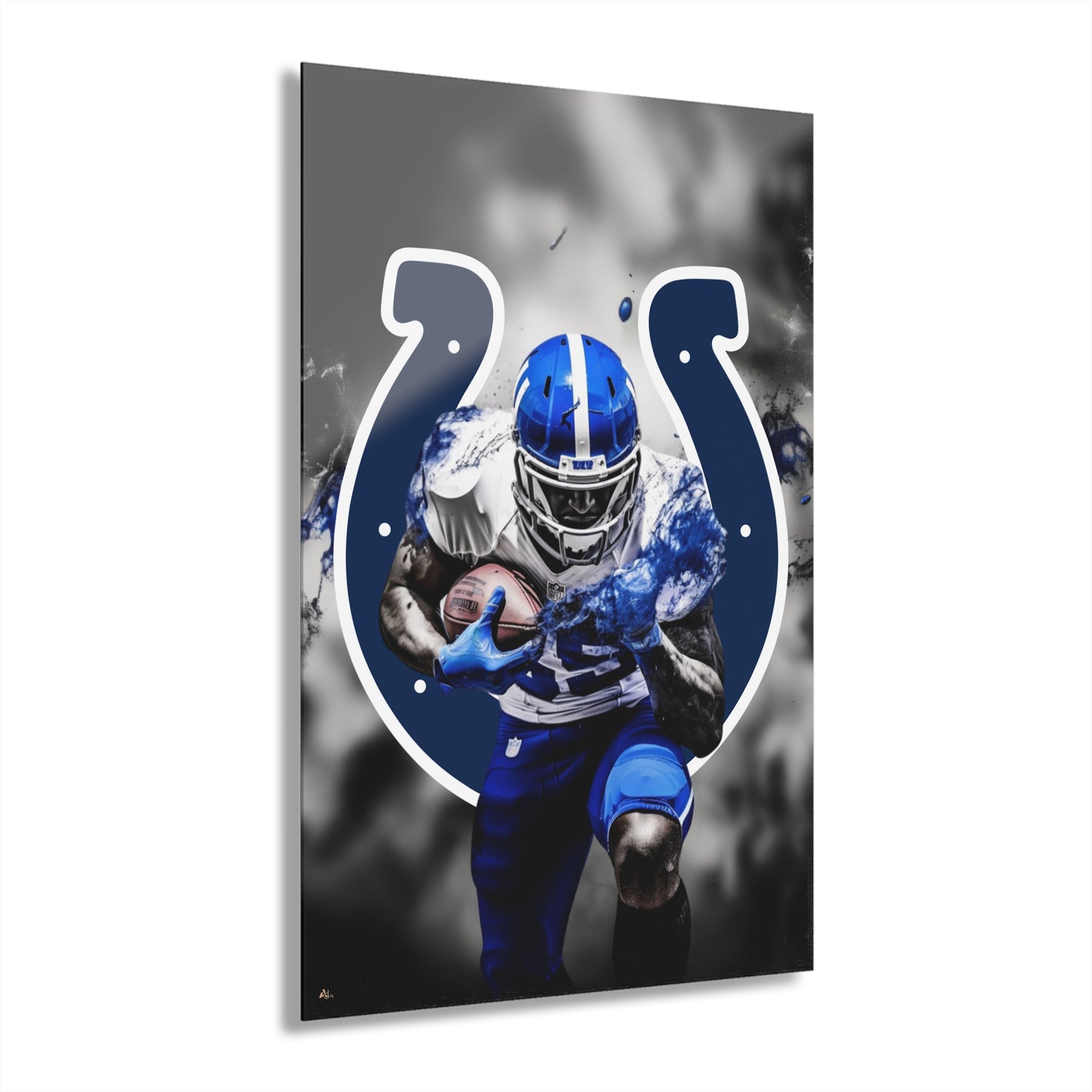 Colts Brillance, Indiana, Indianapolis, Football Fan, Concept Style, Acrylic Wall Art