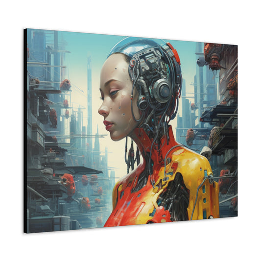 Pretty AI Canvas Art