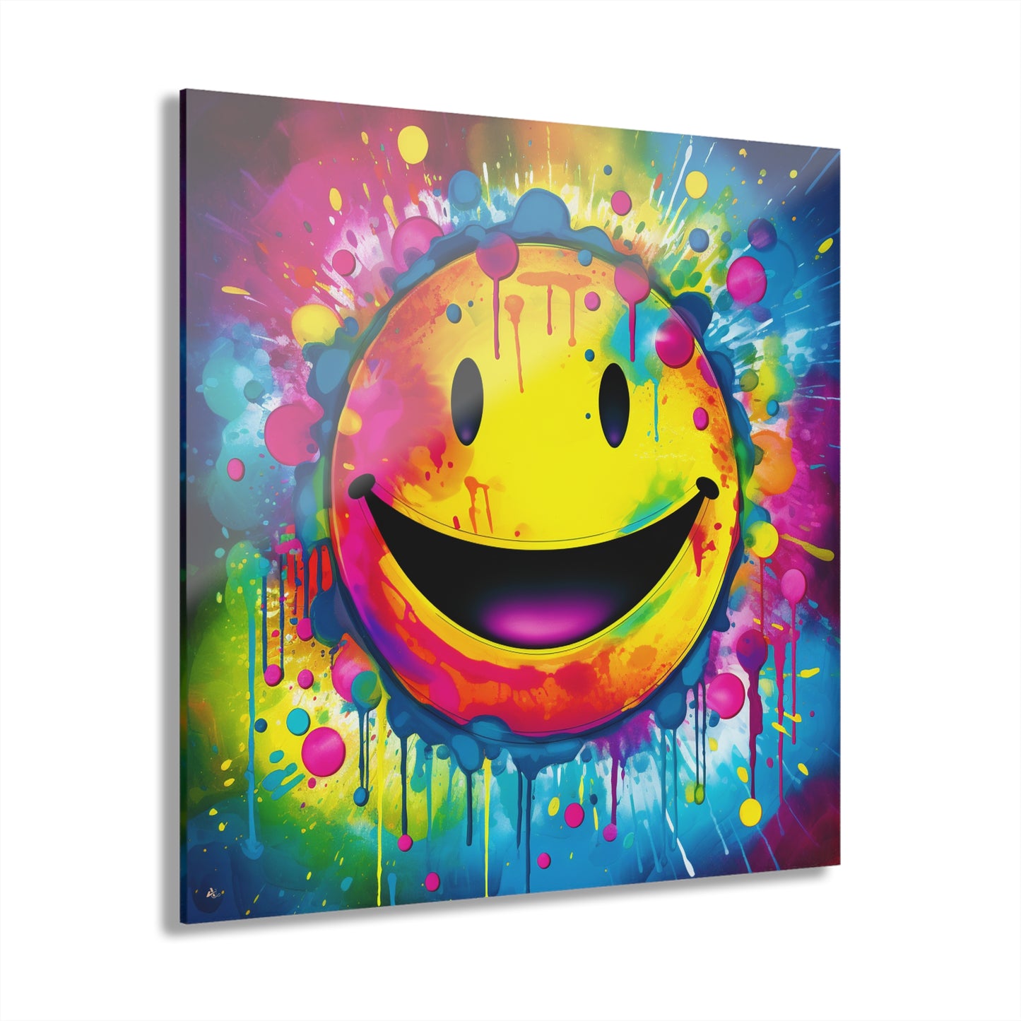 Just Smile, Color Splash, Concept Style, Acrylic Wall Art