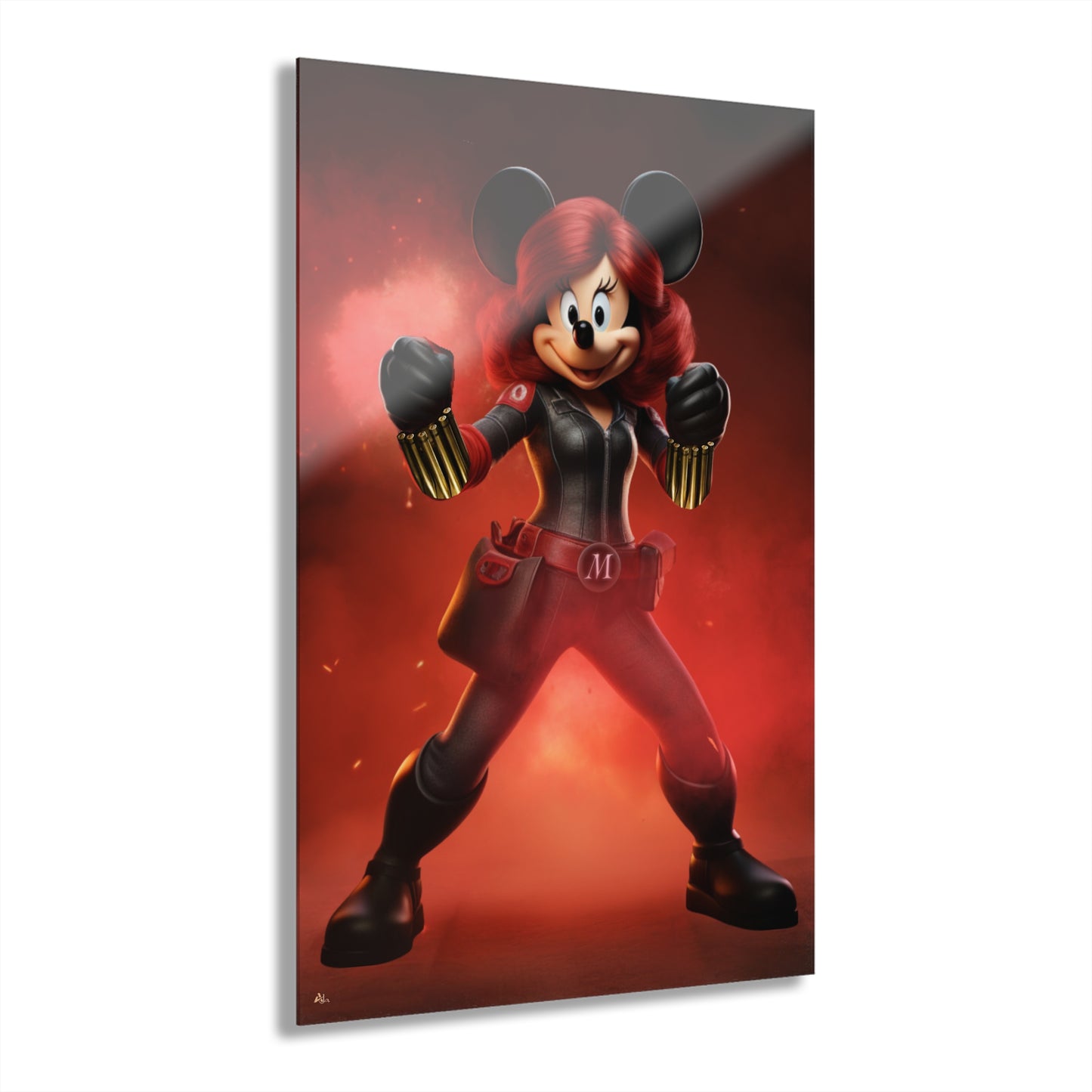 Minnie Widow, Pop Culture Concept Style, Acrylic Wall Art